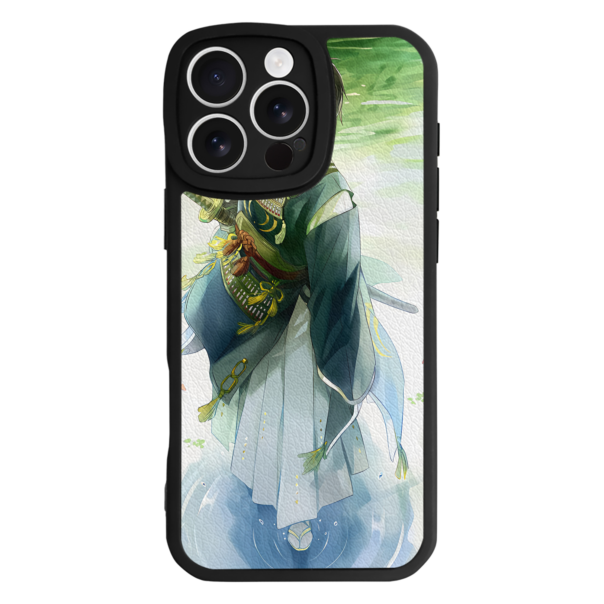 （画像用） 刀剣乱舞 Touken Ranbu 【iPhone 16シリーズ対応】シリコンスマホケース（レザー調） 材質：シリコン